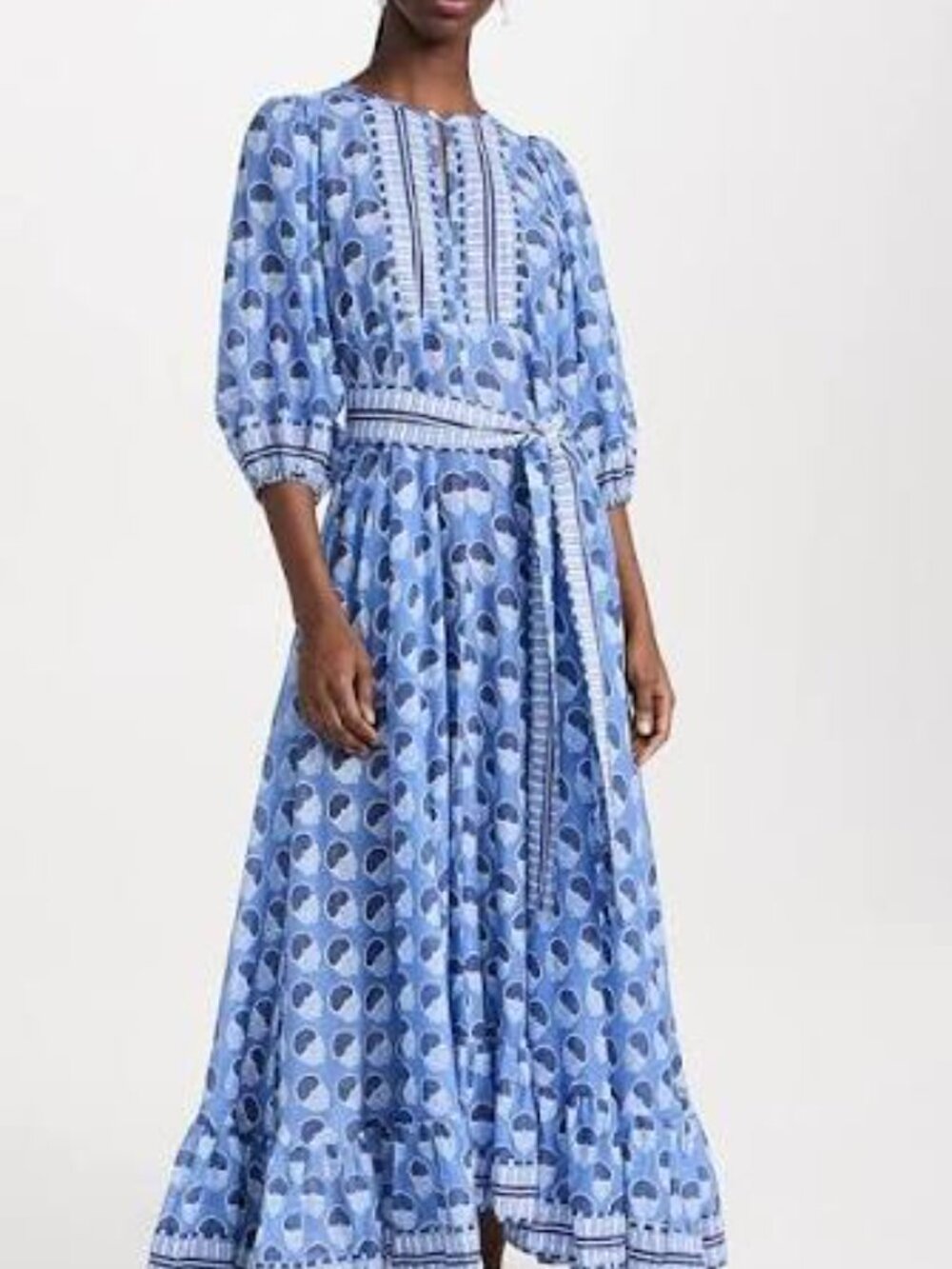 Marea House Dress in Blue Size Large - Picture 2 of 11